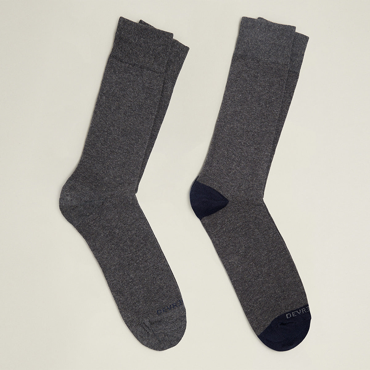 Lot de 2 paires de chaussettes unies - DEVRED 1902