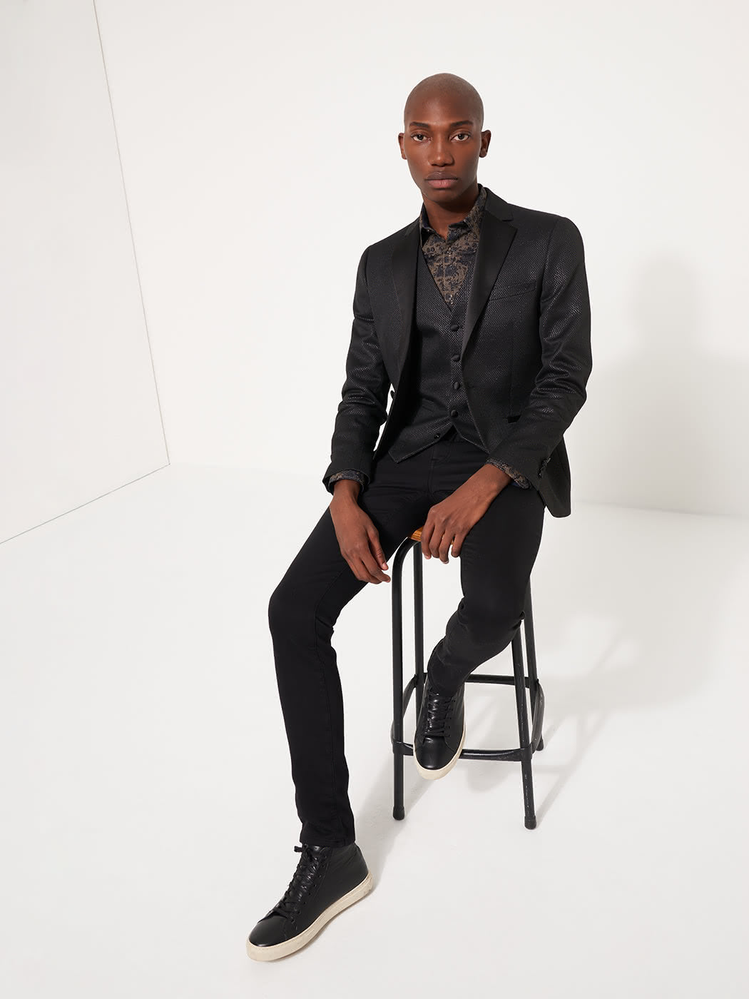Veste coordonnable slim fantaisie - DEVRED 1902