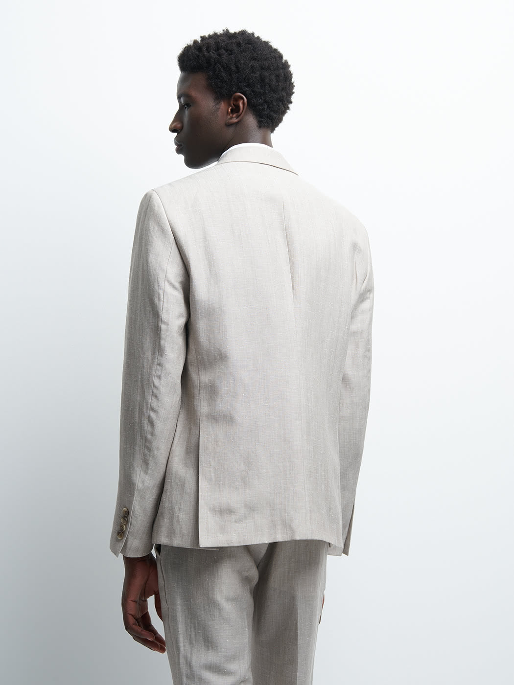 Veste coordonnable slim en lin mélangé - DEVRED 1902