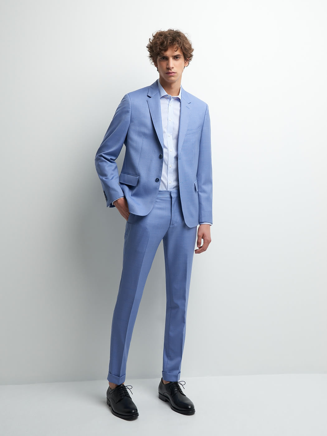 Pantalon coordonnable extraslim en laine - DEVRED 1902