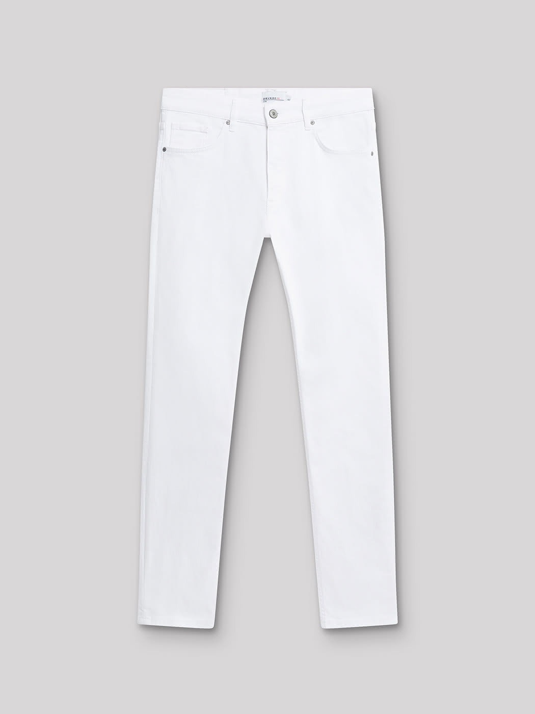 Jean couleur slim en coton élasthane uni - DEVRED 1902
