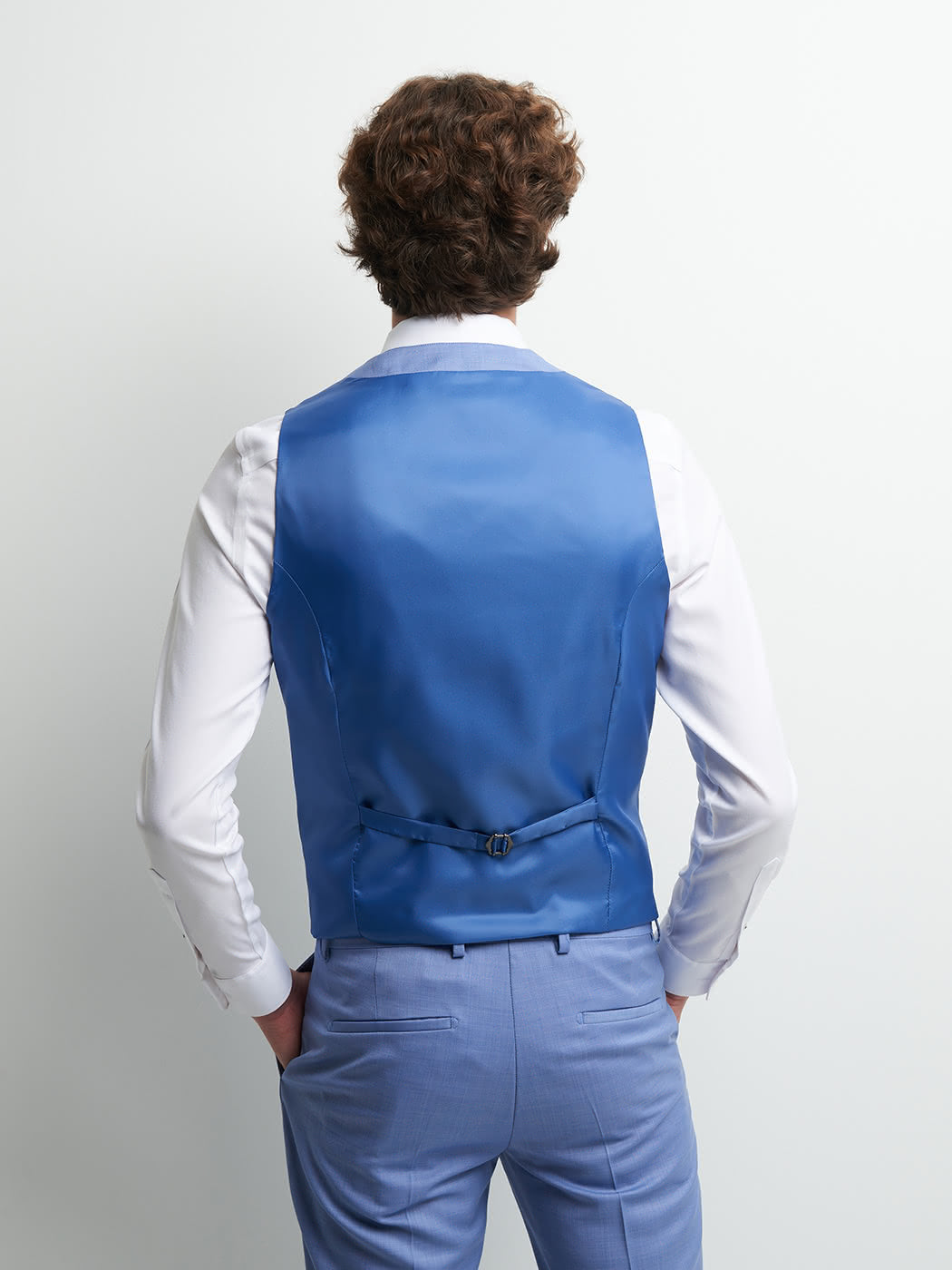 Gilet coordonnable en laine faux uni - DEVRED 1902