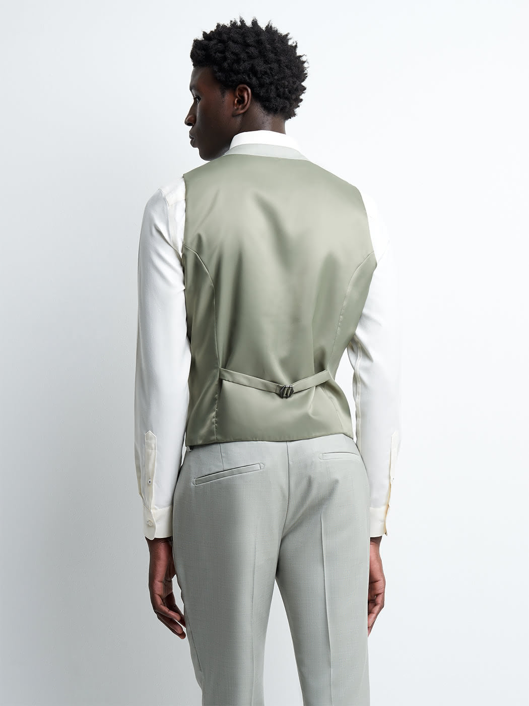 Gilet coordonnable en laine uni - DEVRED 1902