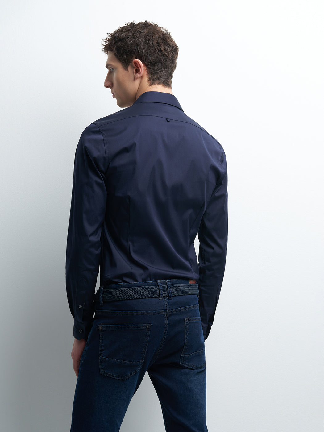 Chemise extra-slim unie - DEVRED 1902