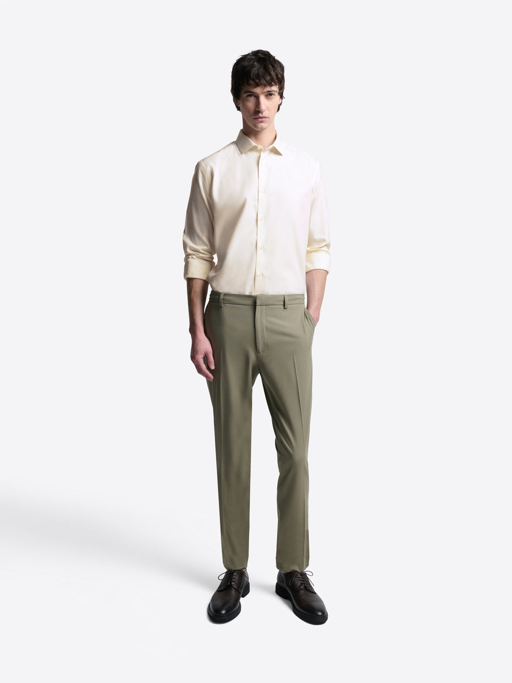 Chemise slim double retors unie - DEVRED 1902