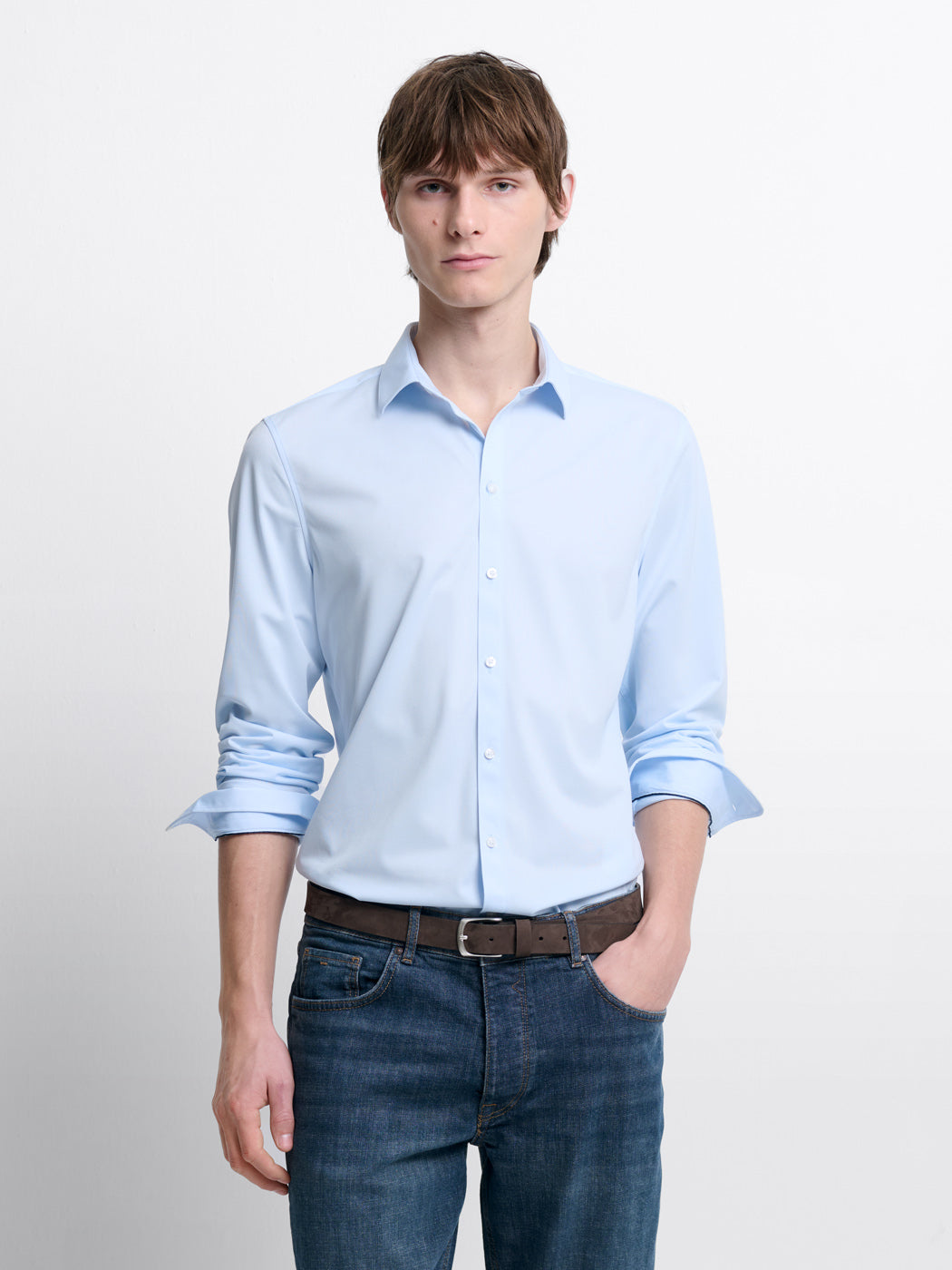Chemise extraslim tissu traveler - DEVRED 1902