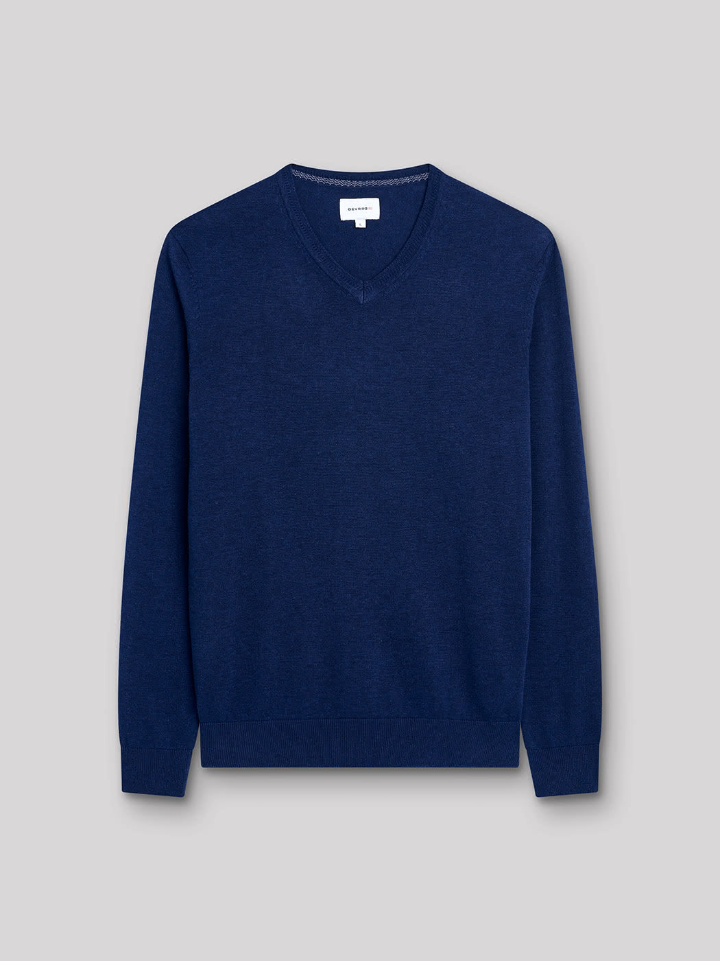 Pull col V en coton bio - DEVRED 1902