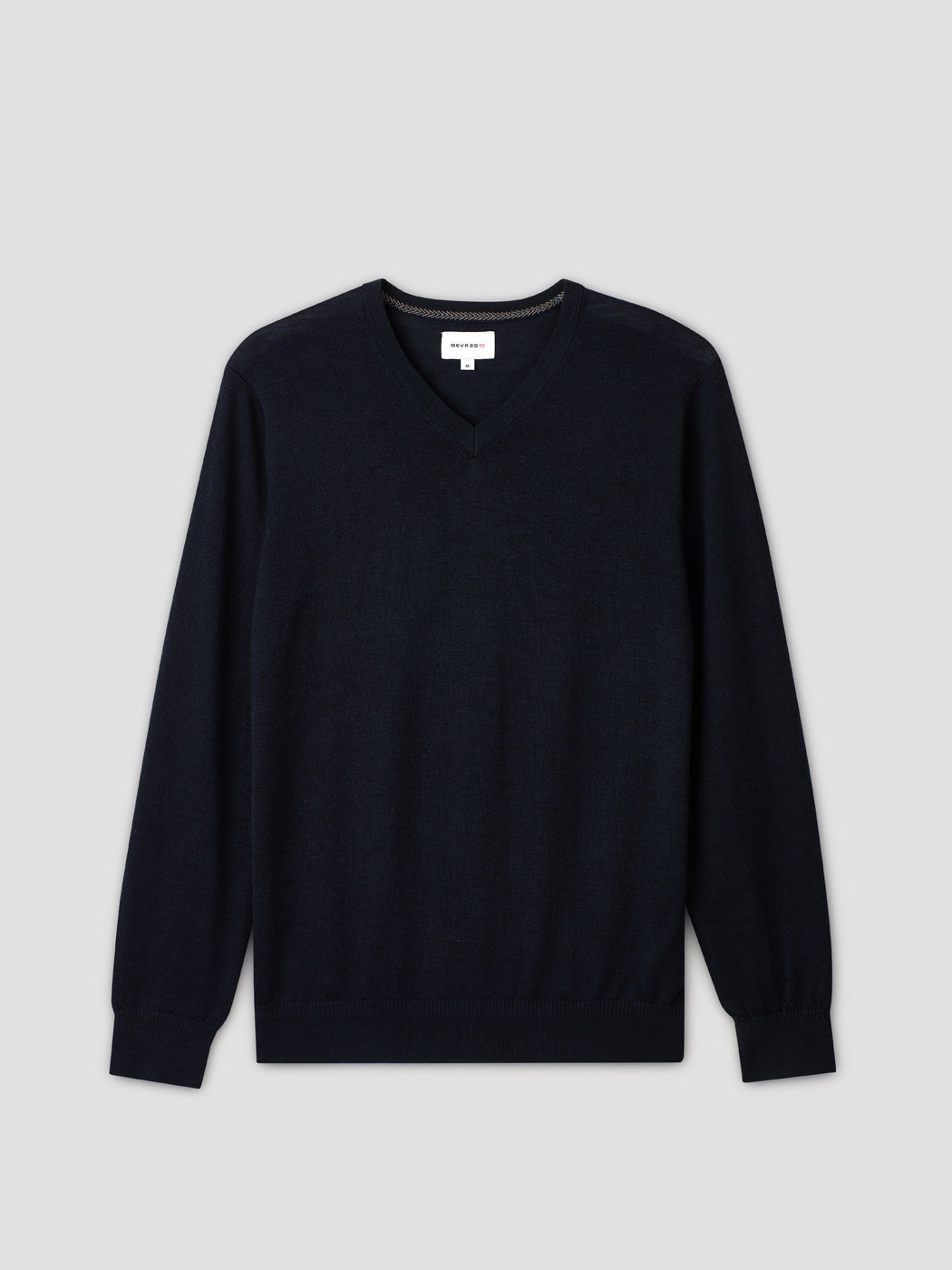 Pull col V en laine Mérinos - DEVRED 1902