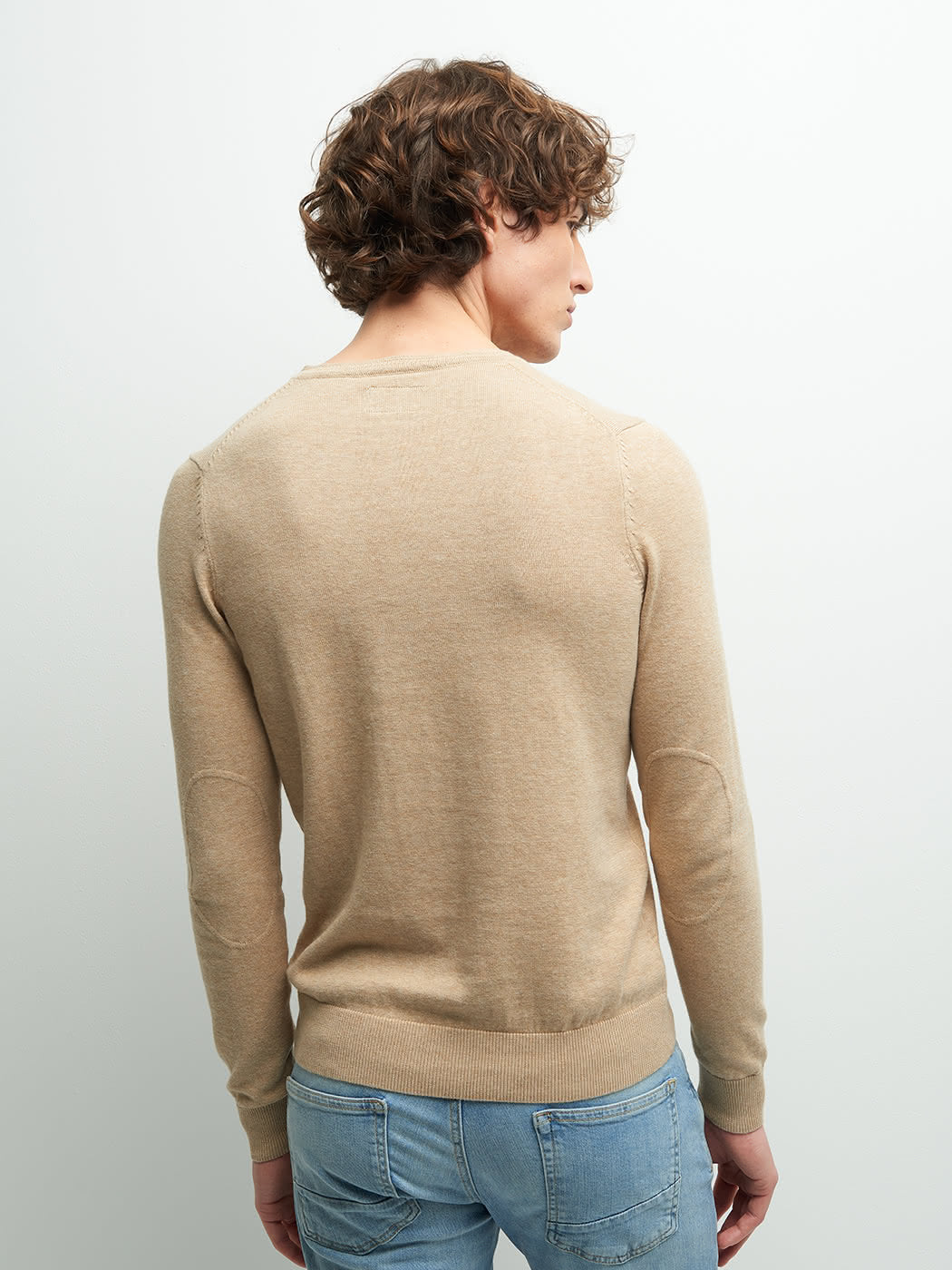 Pull col V en coton - DEVRED 1902