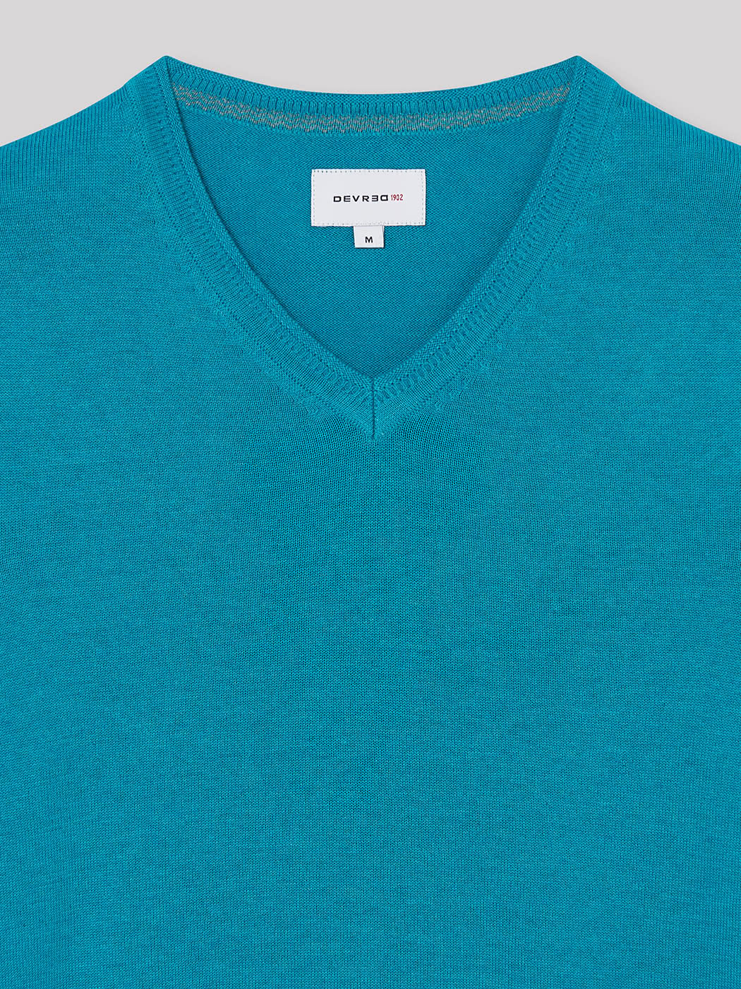 Pull col V en coton - DEVRED 1902