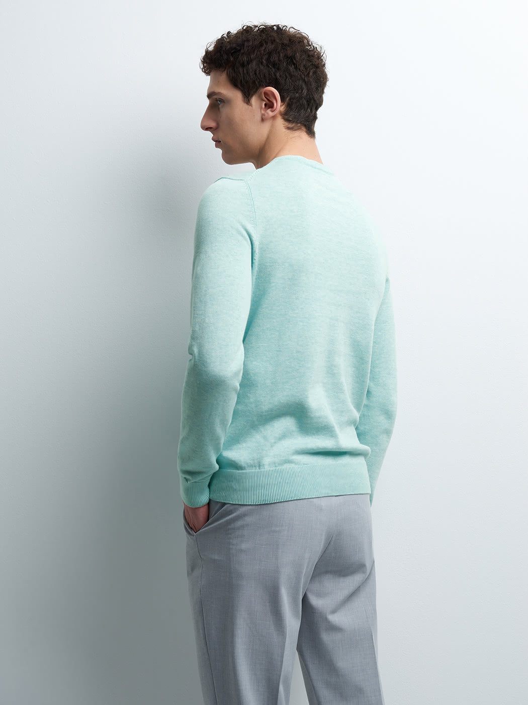 Pull col V en coton - DEVRED 1902