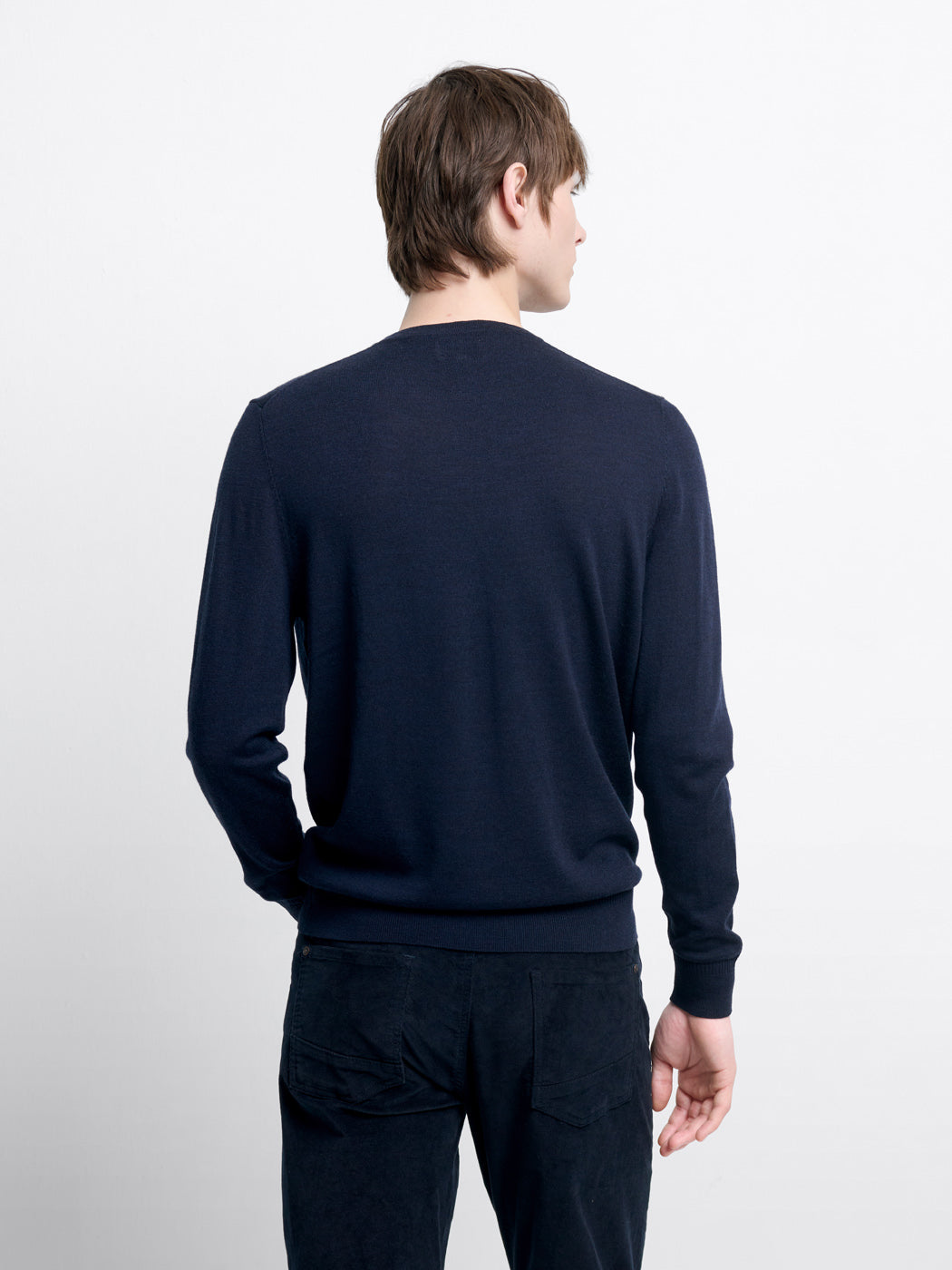 Pull col rond en laine Mérinos - DEVRED 1902