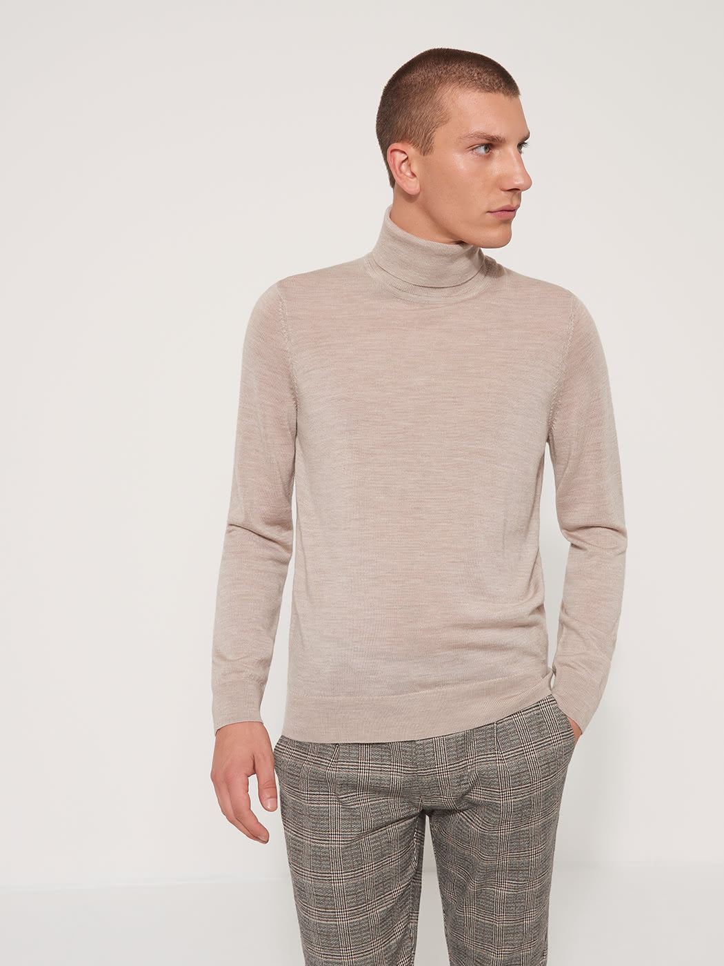 Pull col roulé 100% laine mérinos - DEVRED 1902