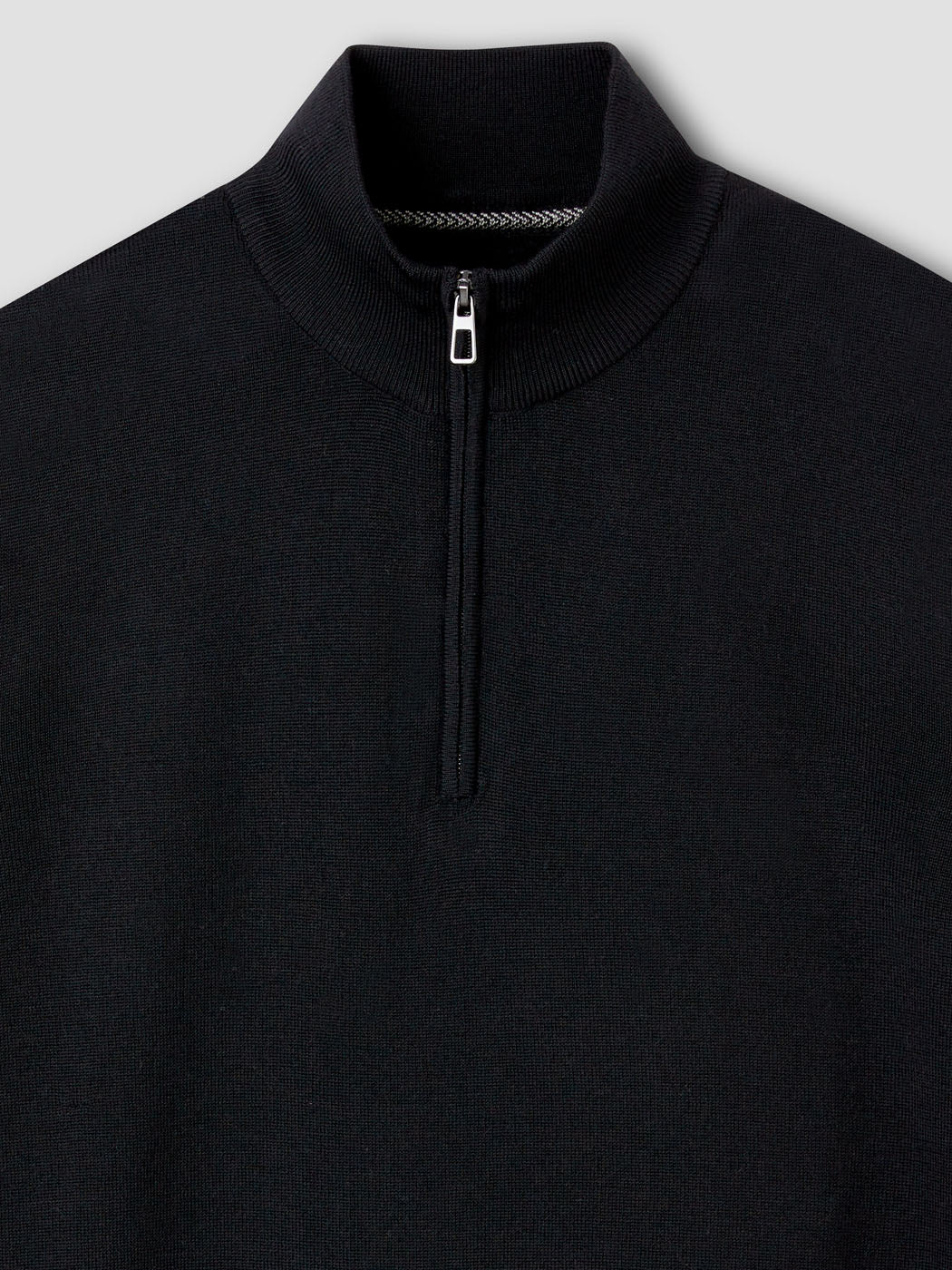 Pull col cheminée zippé en laine Mérinos - DEVRED 1902