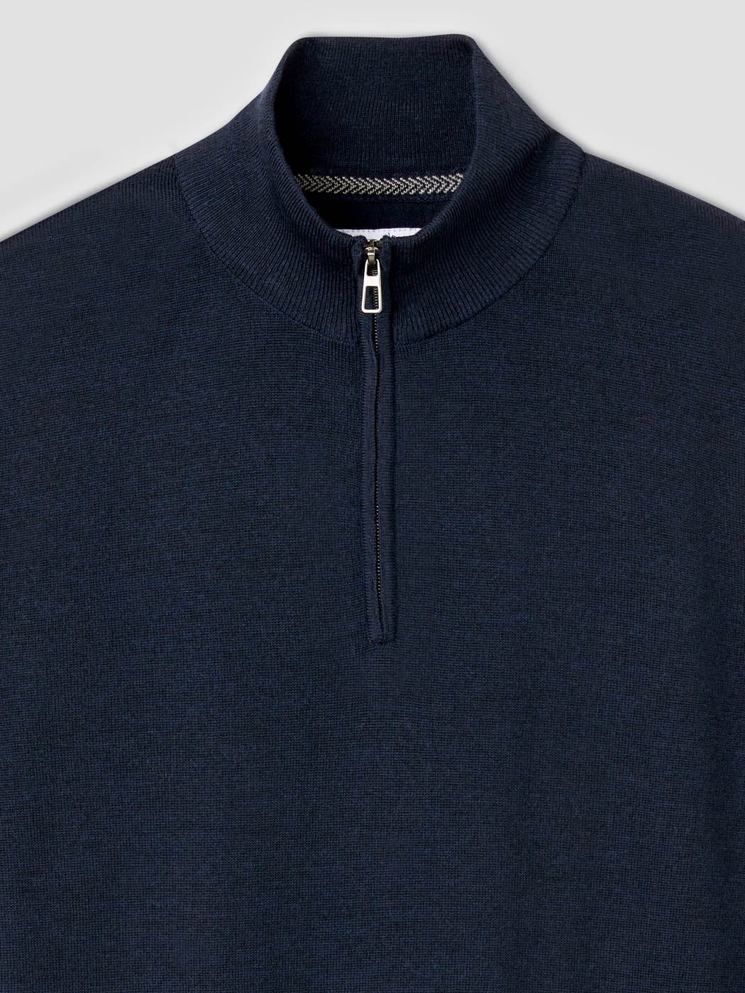 Pull col cheminée zippé en laine Mérinos - DEVRED 1902