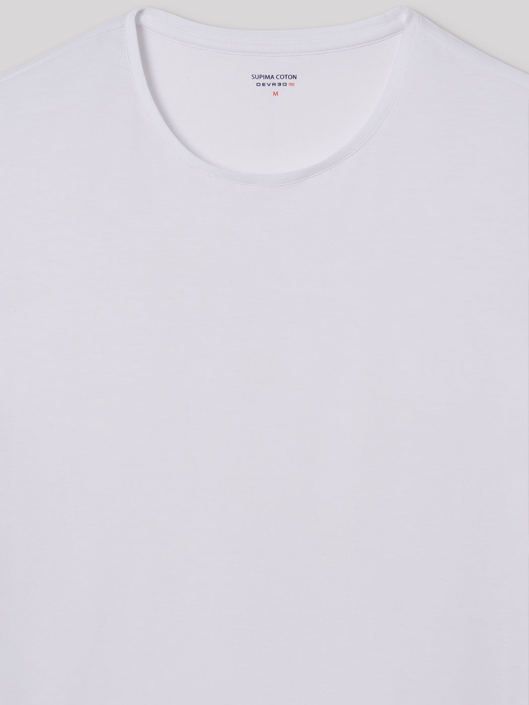 T-shirt col rond en coton Supima® - DEVRED 1902