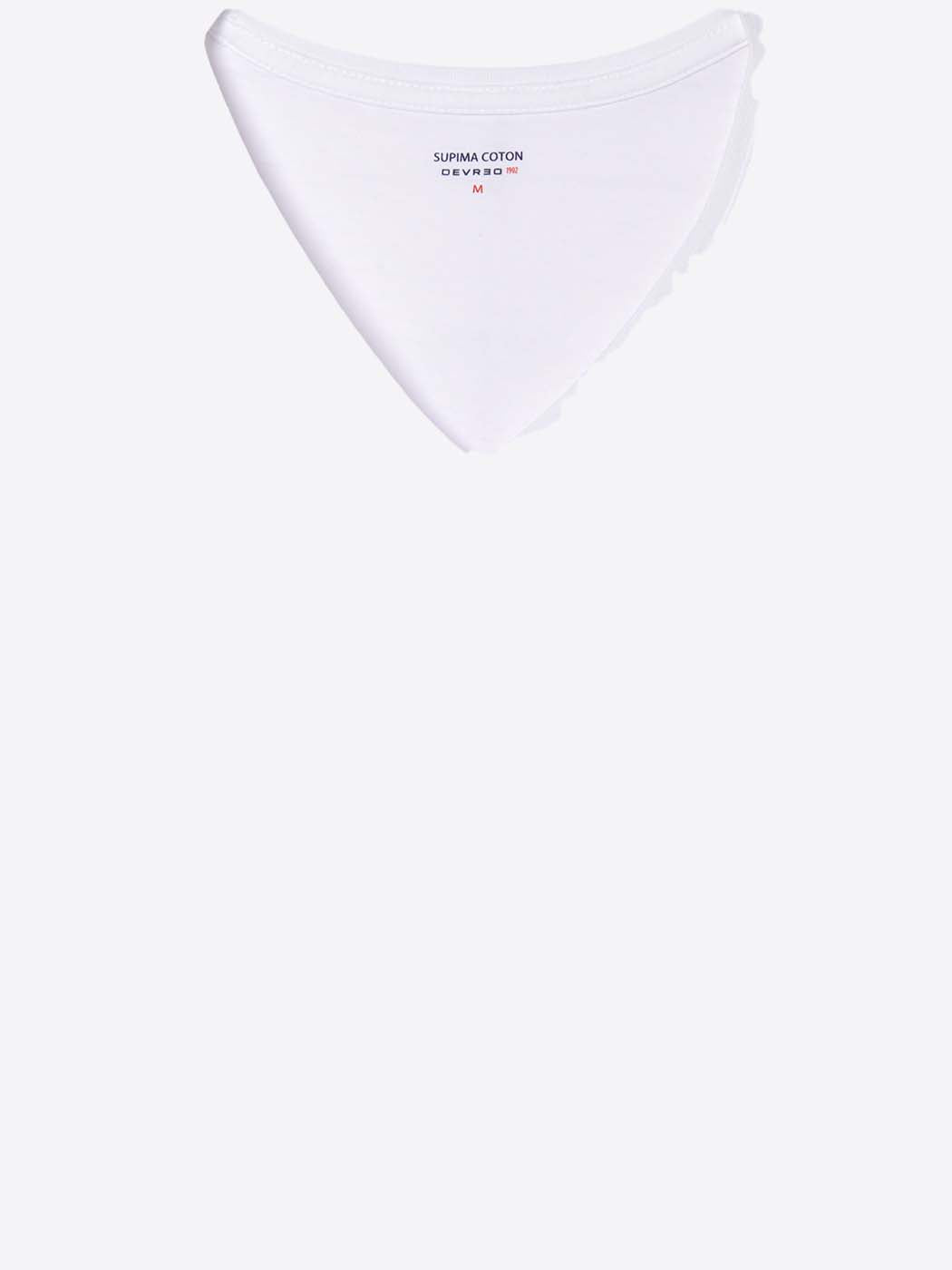 T-shirt col V en coton Supima® - DEVRED 1902