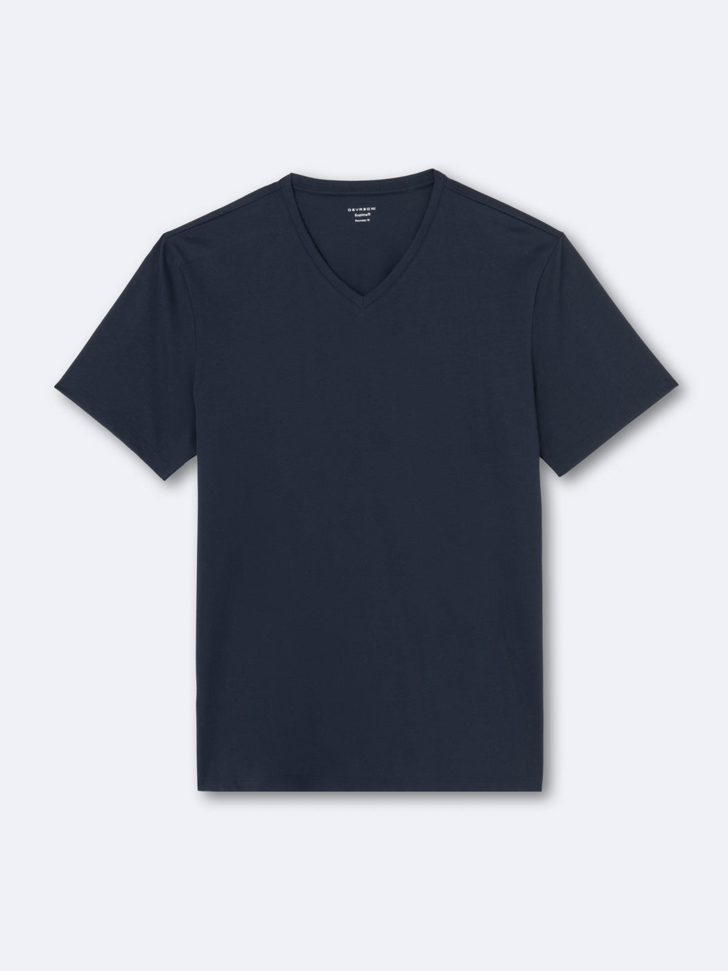 T-shirt col V en coton Supima®