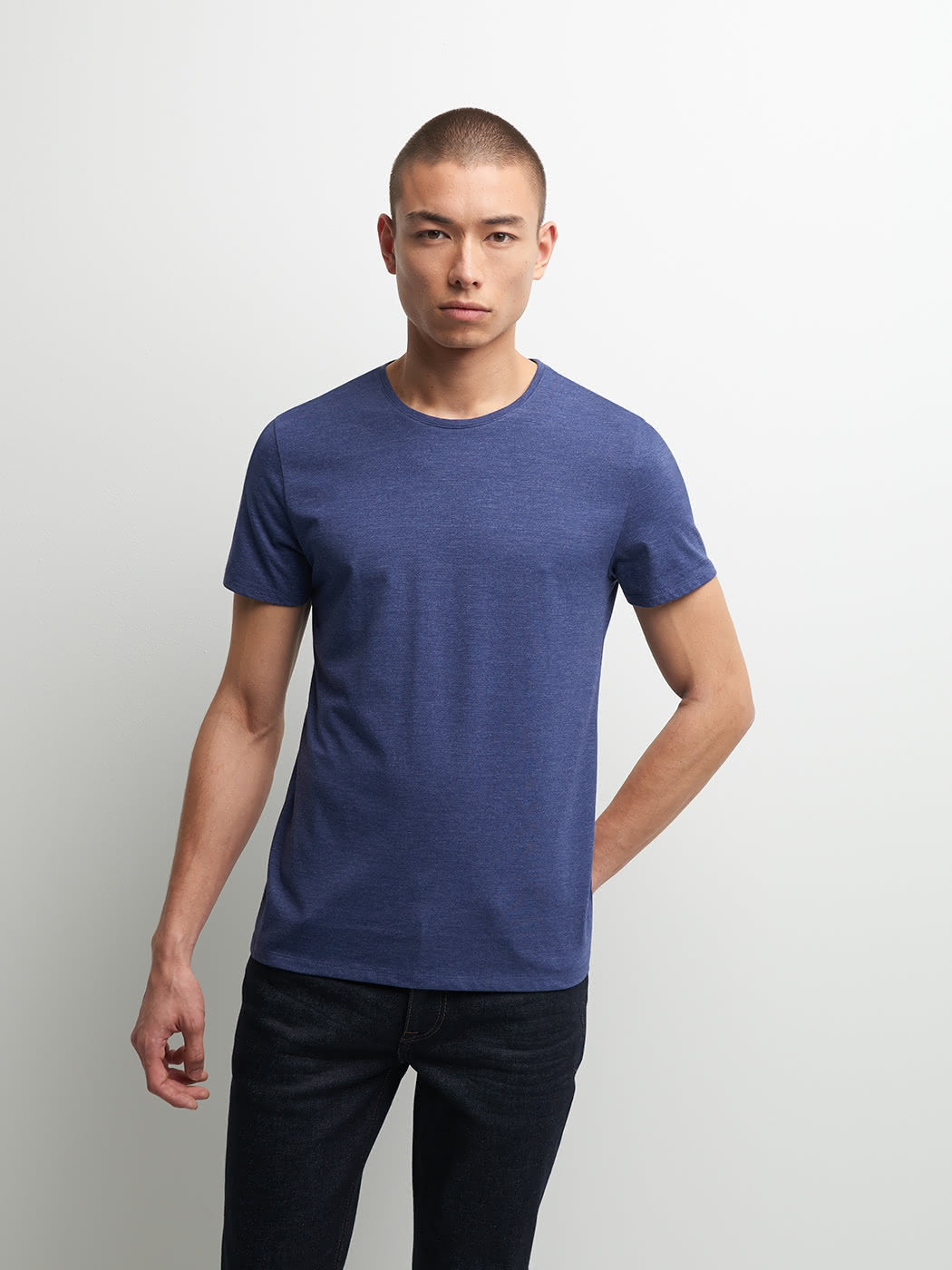 Tee shirt en coton supima® chiné - DEVRED 1902