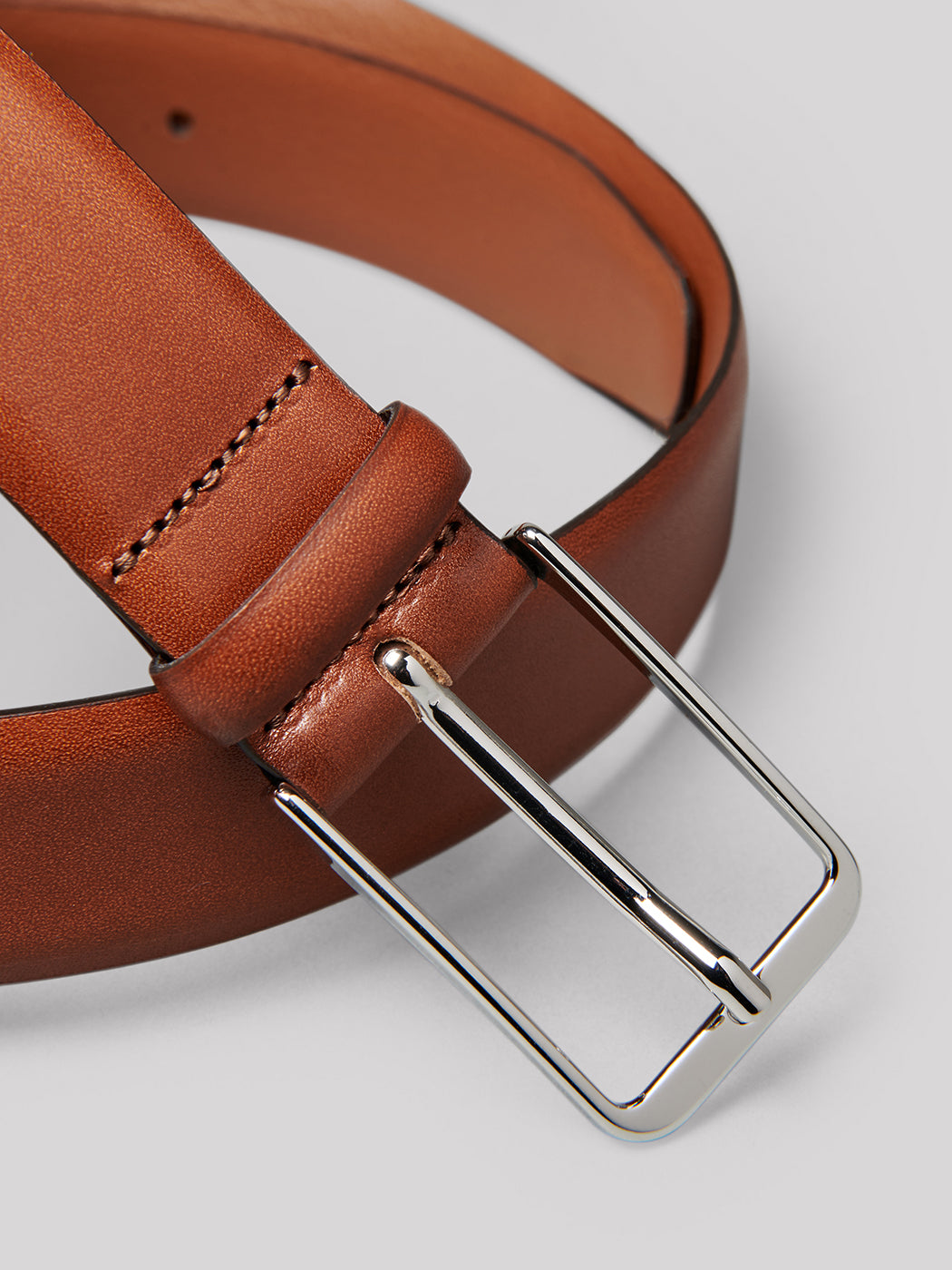 Ceinture fine en cuir lisse - DEVRED 1902