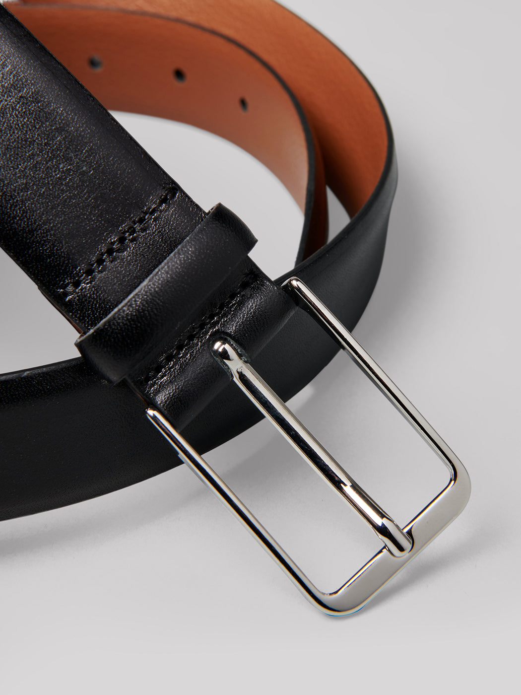 Ceinture fine en cuir lisse - DEVRED 1902