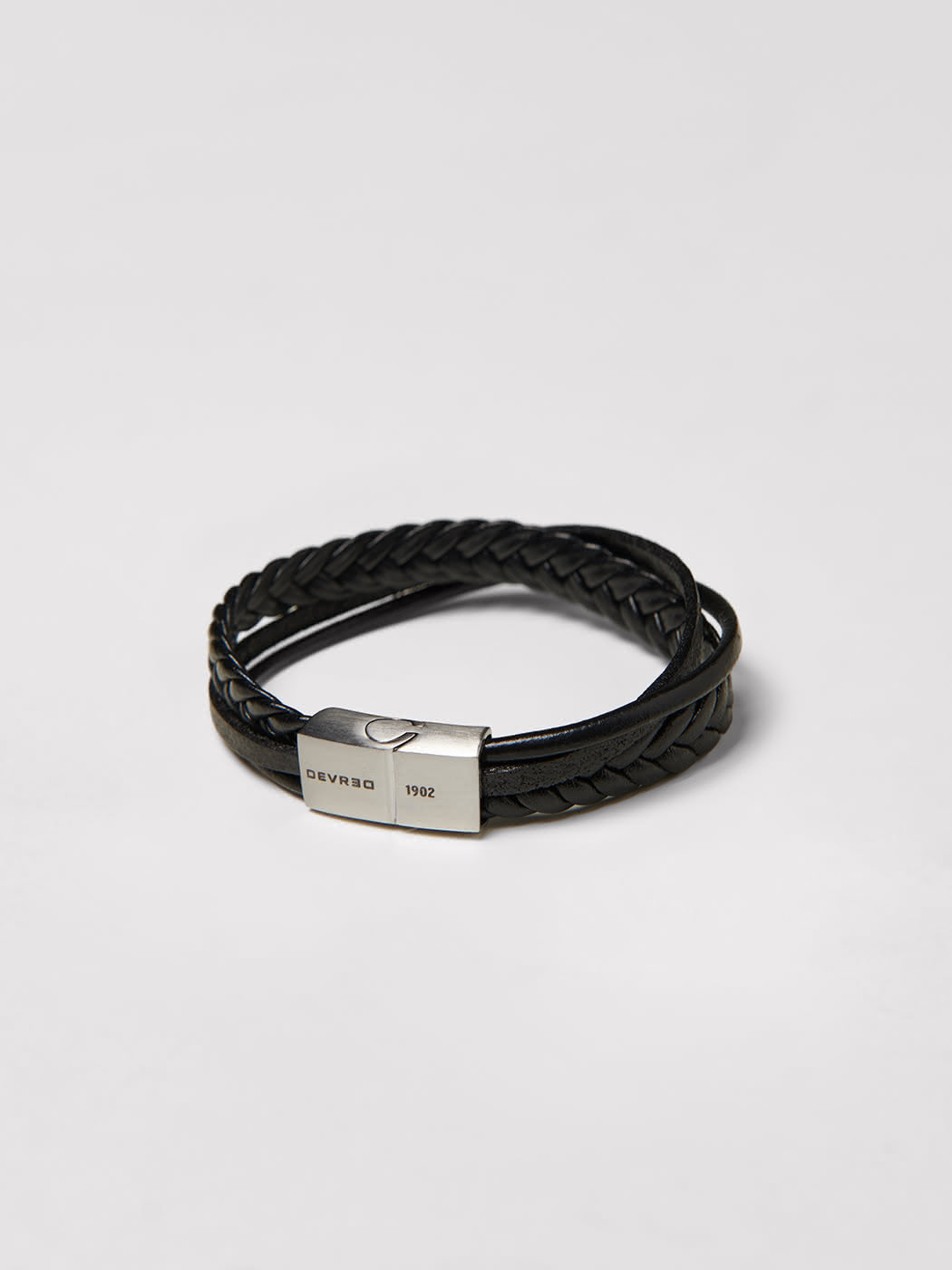 Bracelet en cuir d'agneau uni - DEVRED 1902