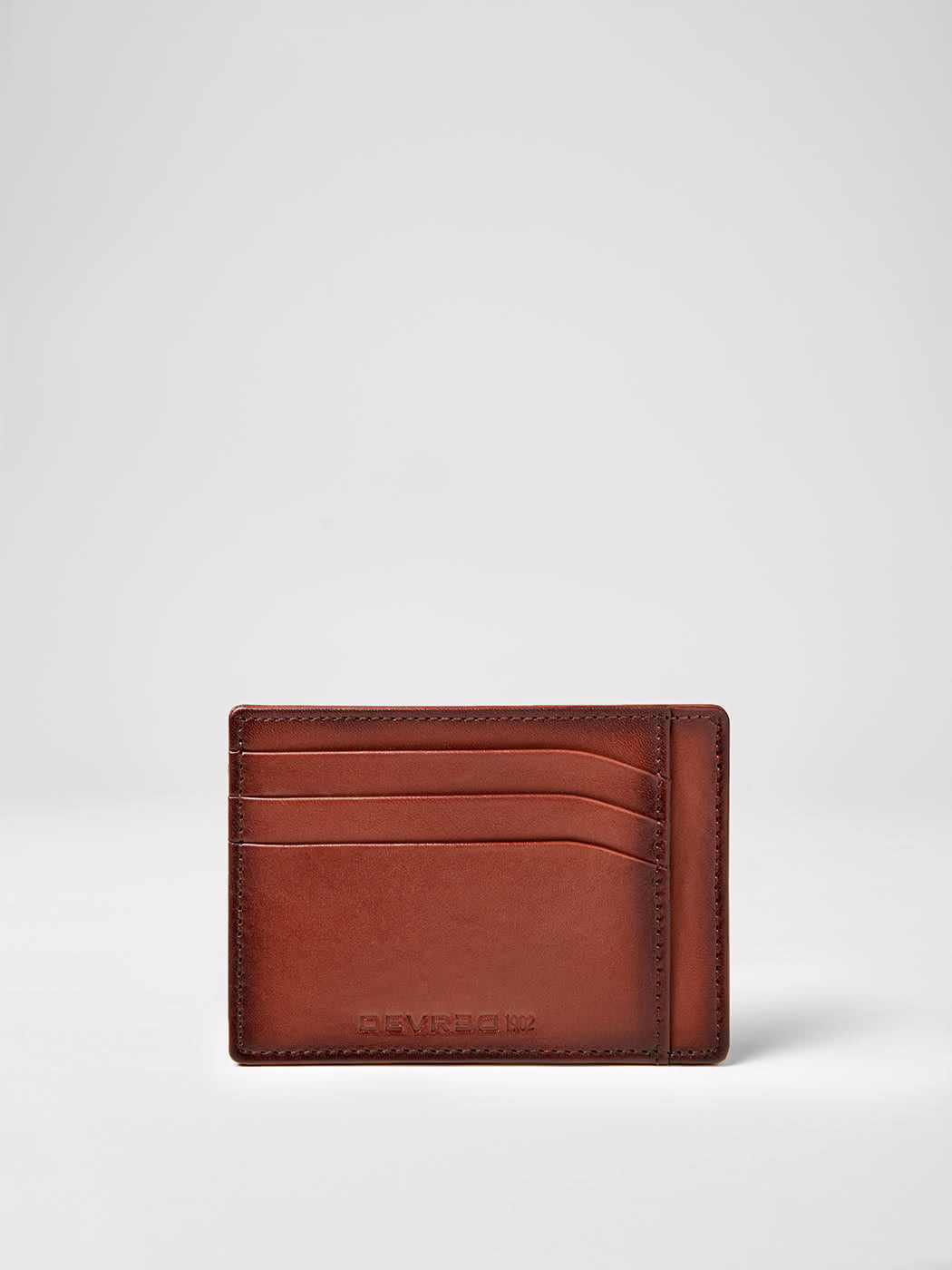 Porte-cartes en cuir patiné - DEVRED 1902