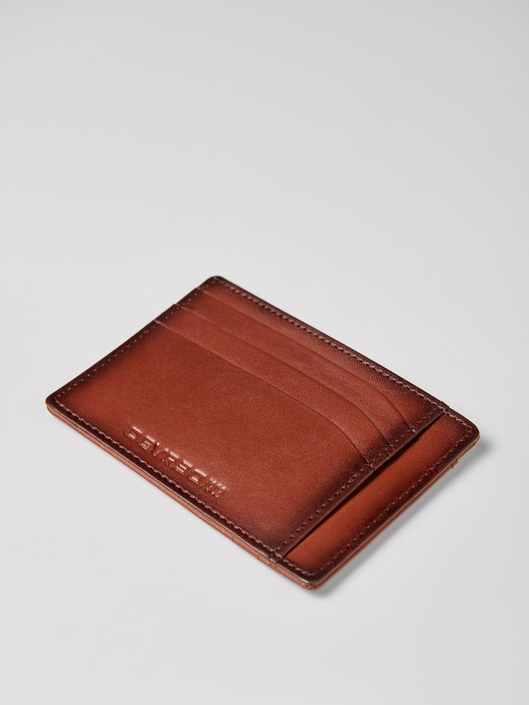 Porte-cartes en cuir patiné - DEVRED 1902