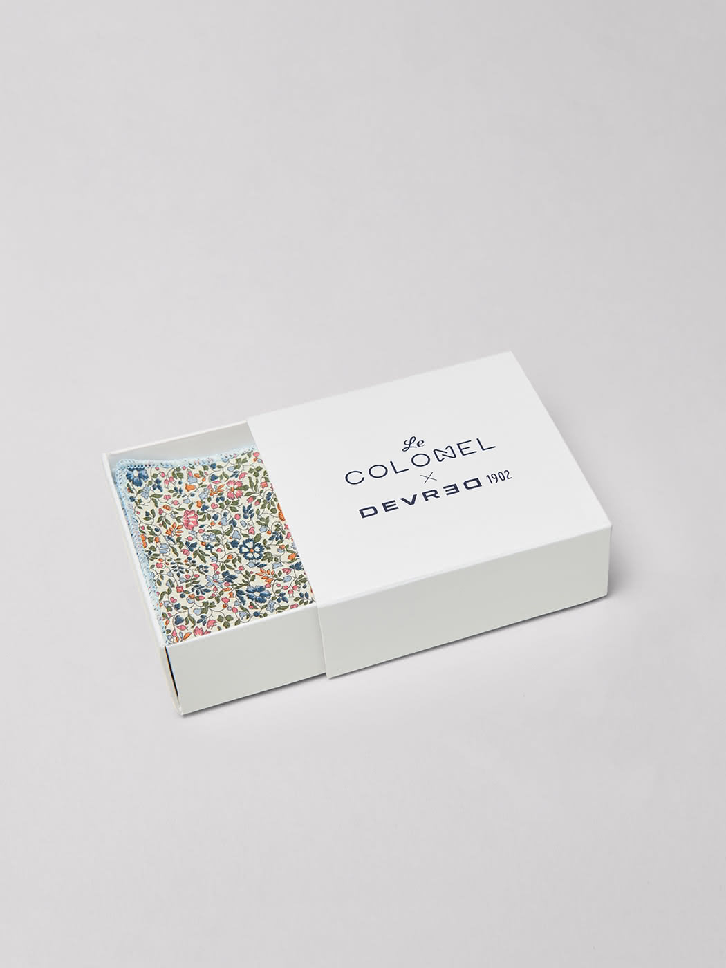 Pochette fleurie en coton - Le Colonel - DEVRED 1902