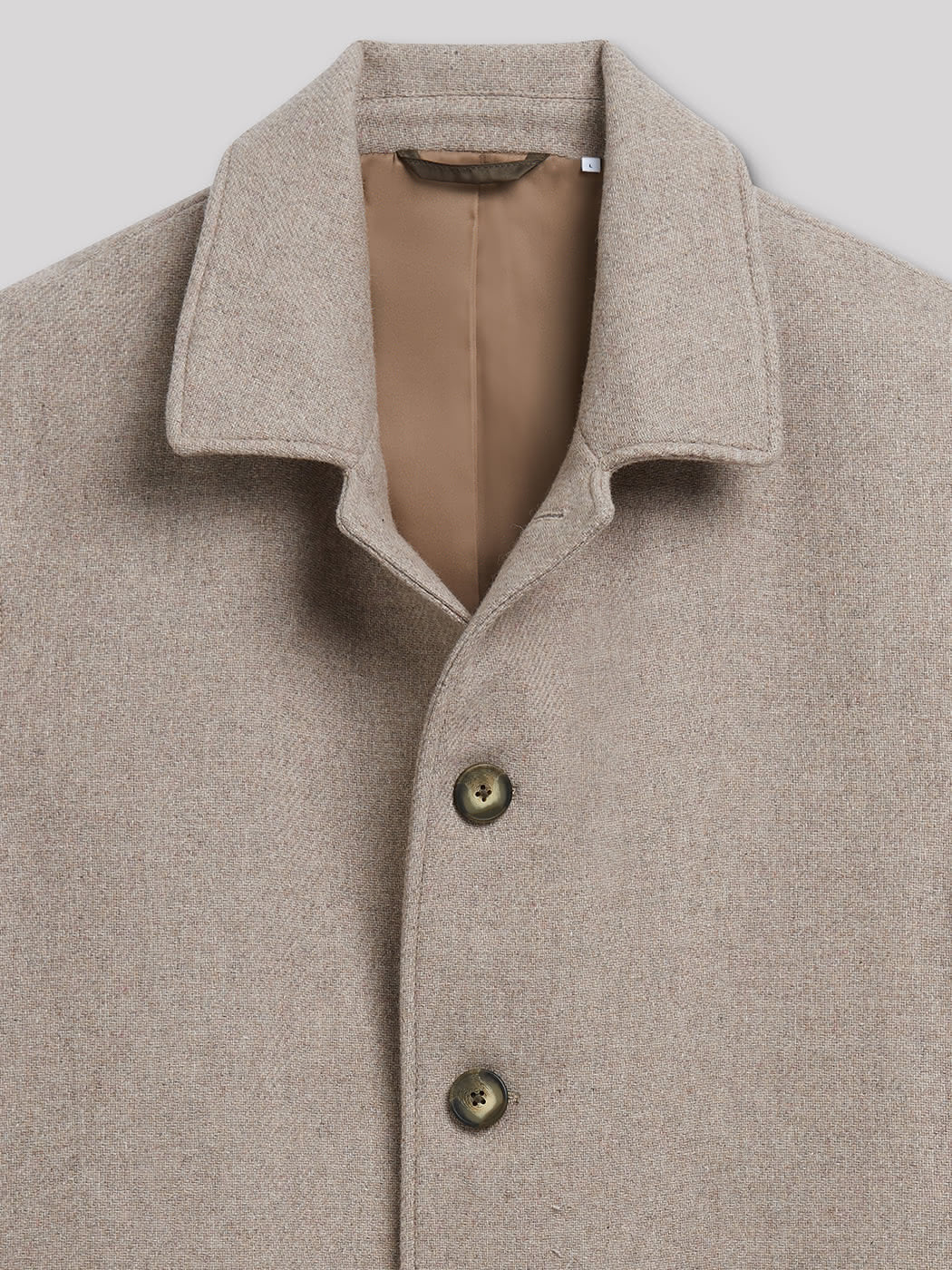Pardessus slim en laine col italien - DEVRED 1902