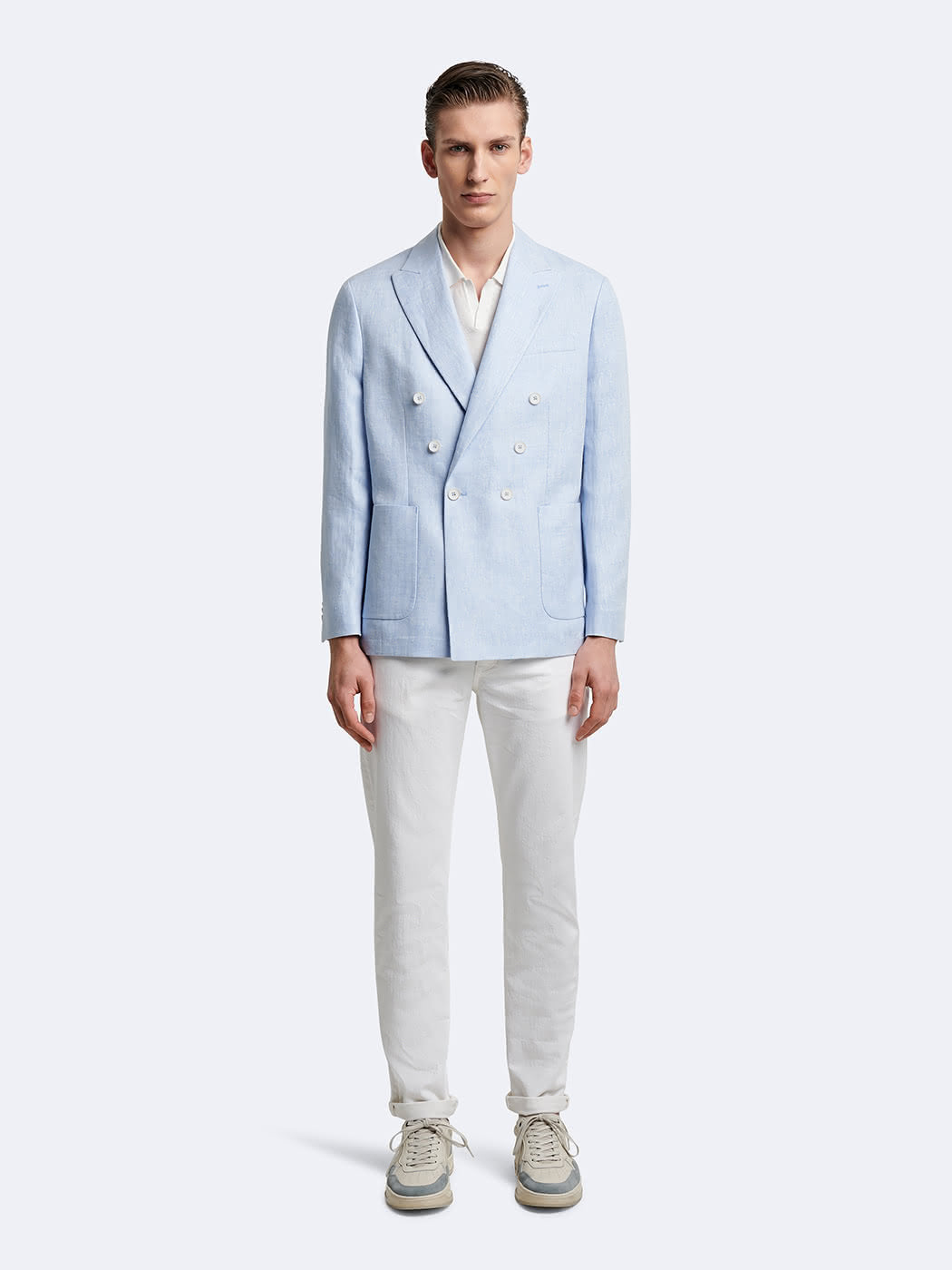 Veste croisée 100% lin - DEVRED 1902