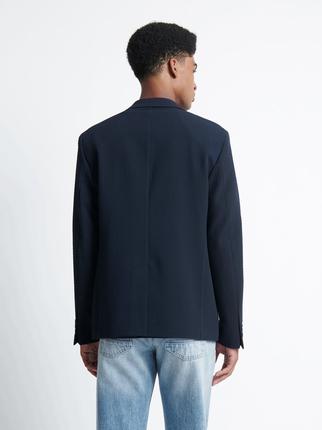 Veste de ville slim en seersucker - DEVRED 1902