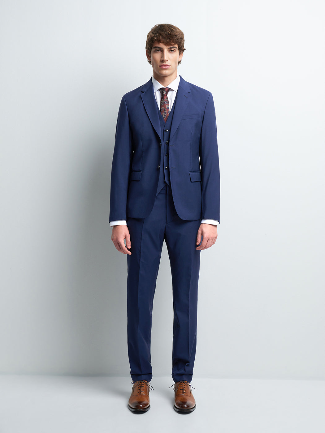 Veste coordonnable extra-slim en laine - DEVRED 1902