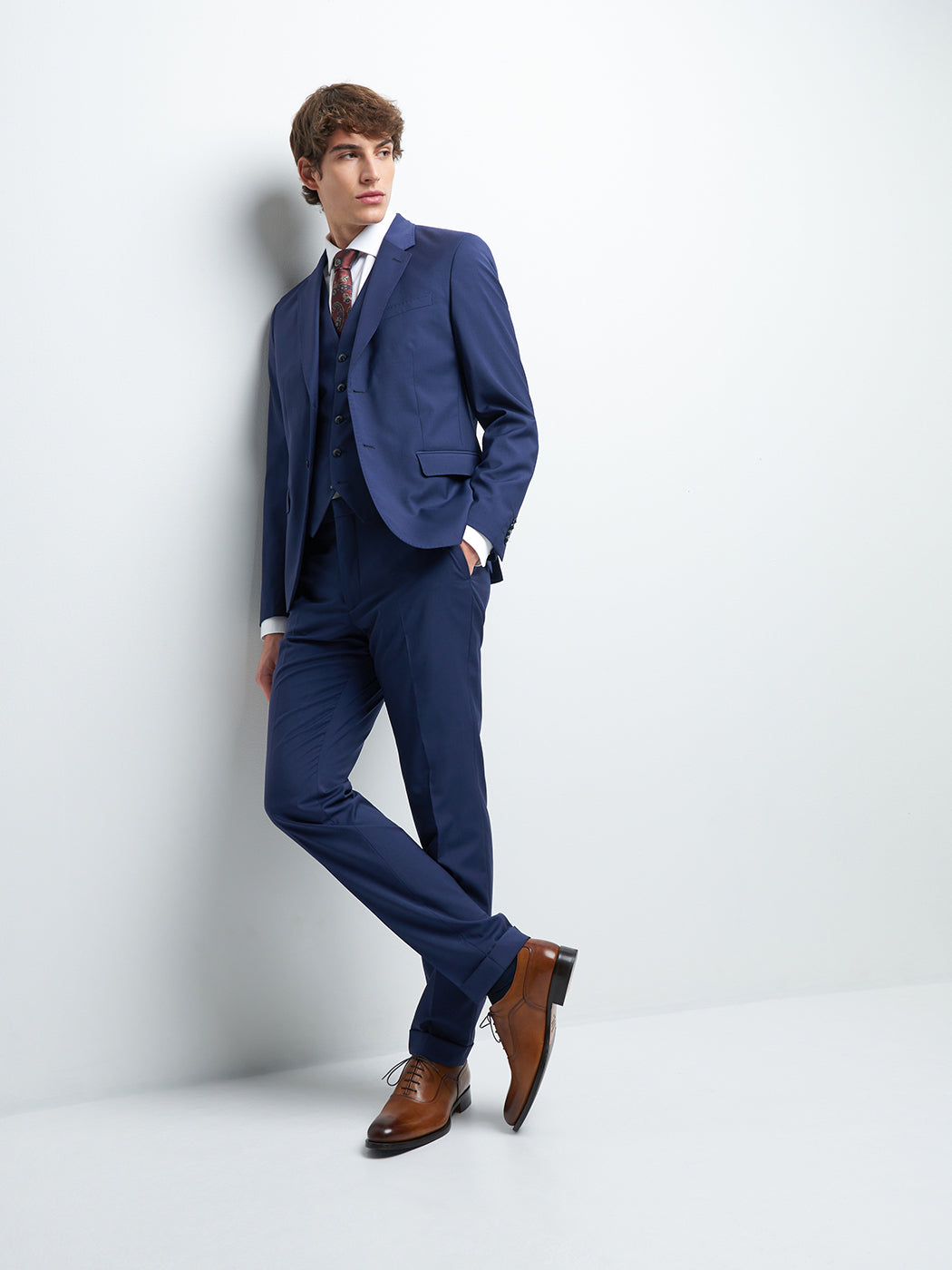 Veste coordonnable extra-slim en laine - DEVRED 1902