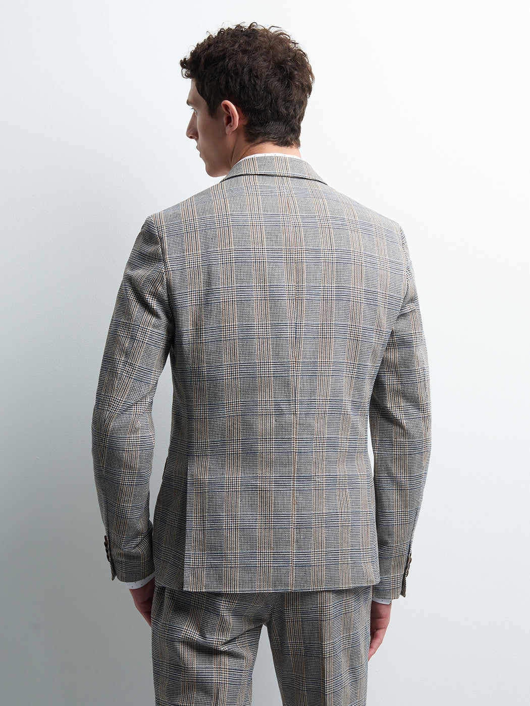 Veste coordonnable slim à carreaux - DEVRED 1902