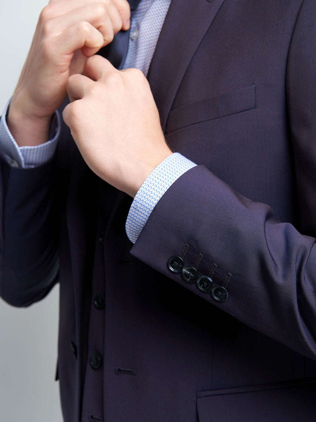 Veste coordonnable extra-slim en laine - DEVRED 1902