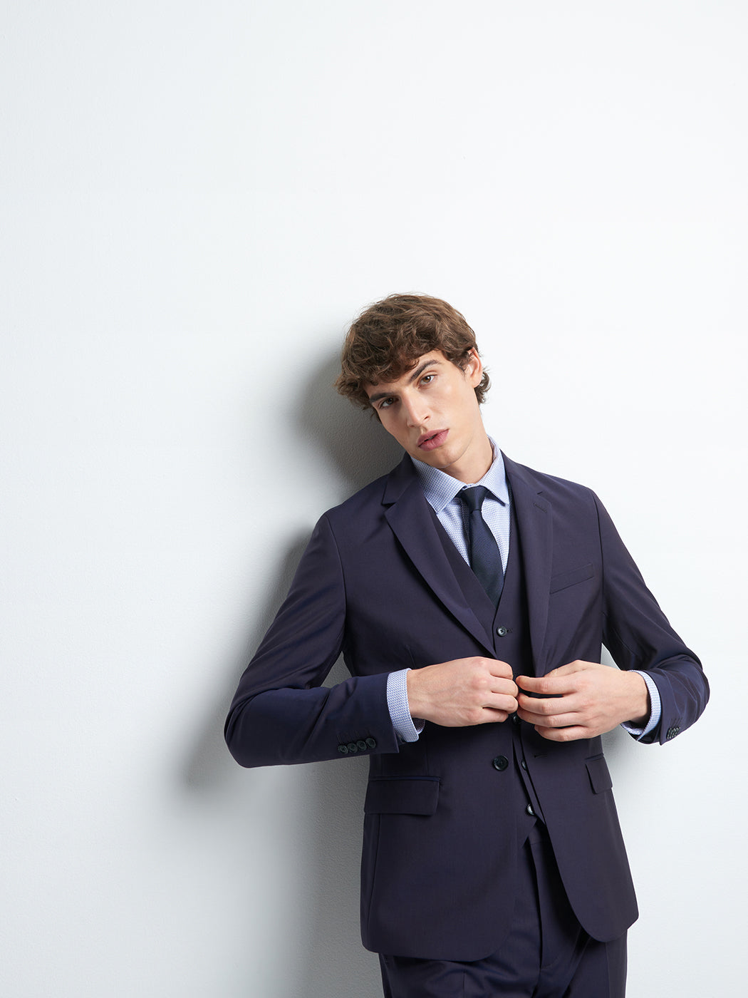 Veste coordonnable extra-slim en laine - DEVRED 1902