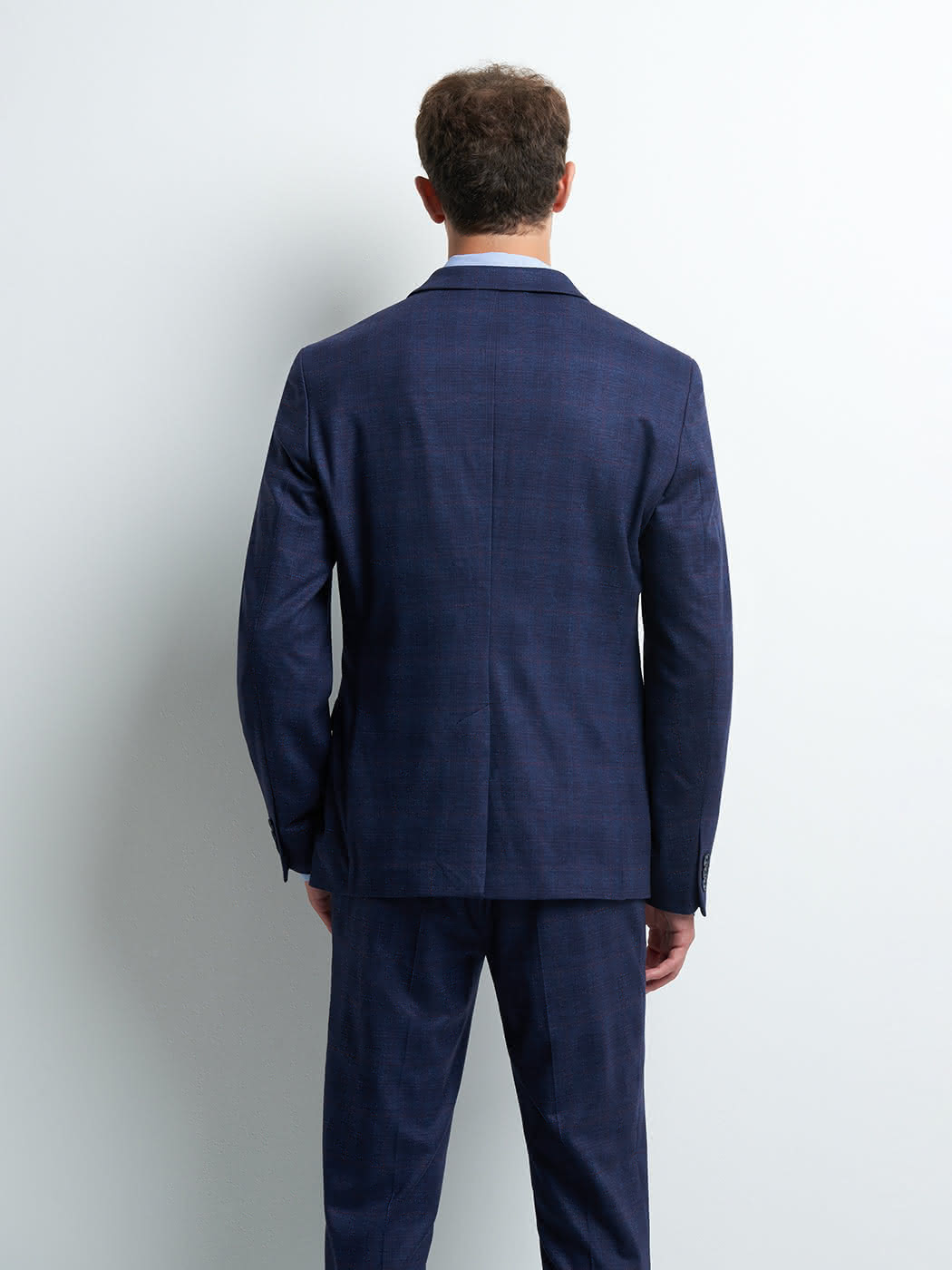 Veste coordonnable extra slim à carreaux - DEVRED 1902