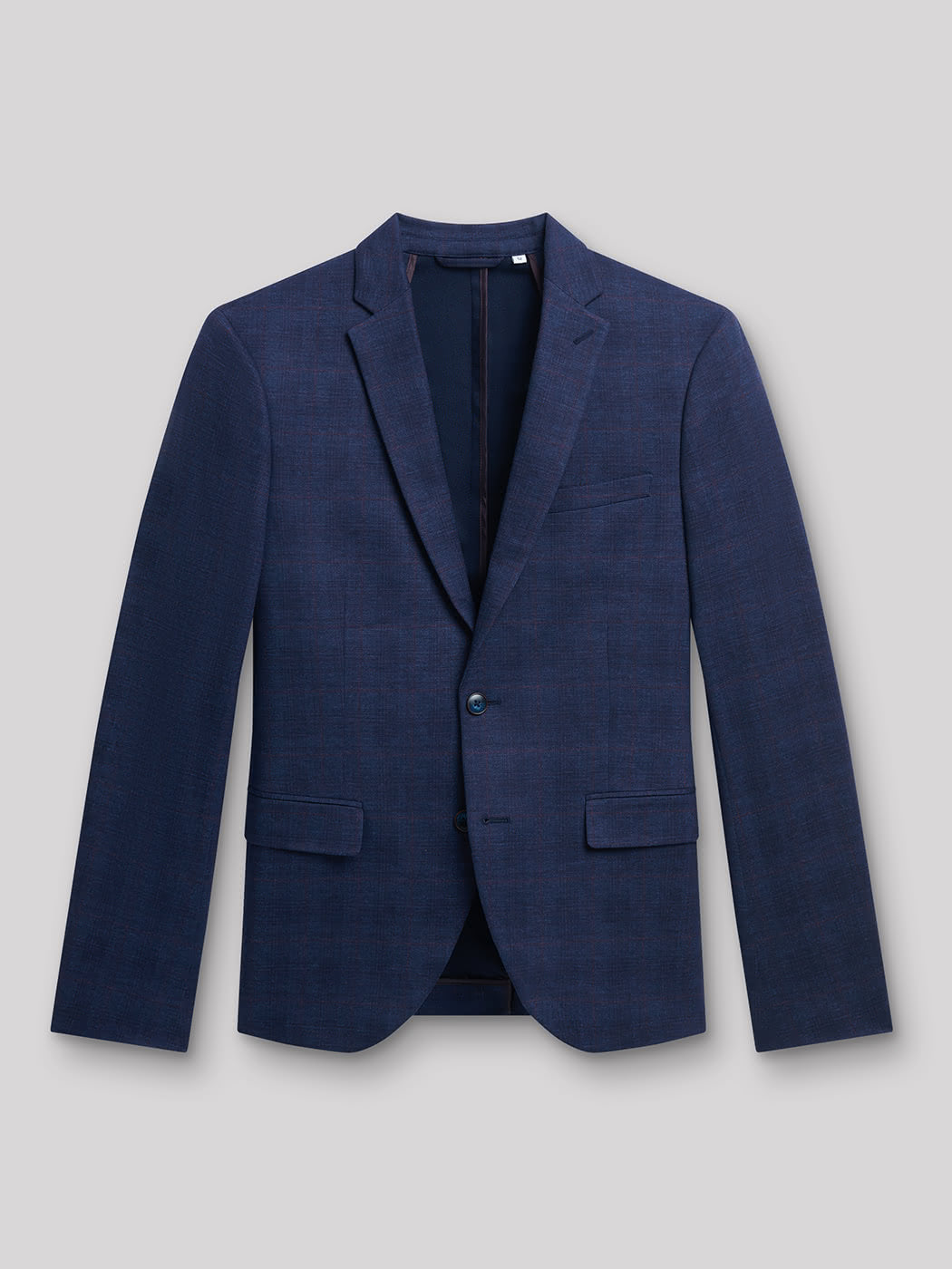 Veste coordonnable extra slim à carreaux - DEVRED 1902