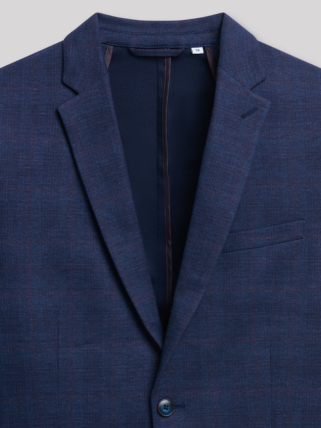 Veste coordonnable extra slim à carreaux - DEVRED 1902