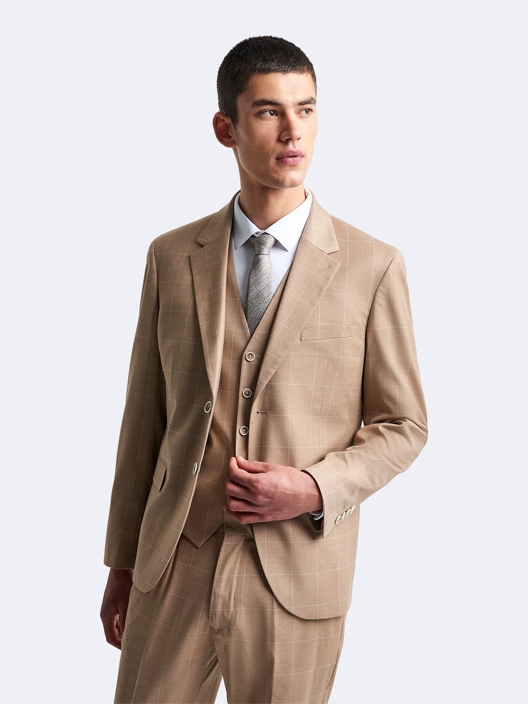 Veste de costume slim à carreaux - DEVRED 1902