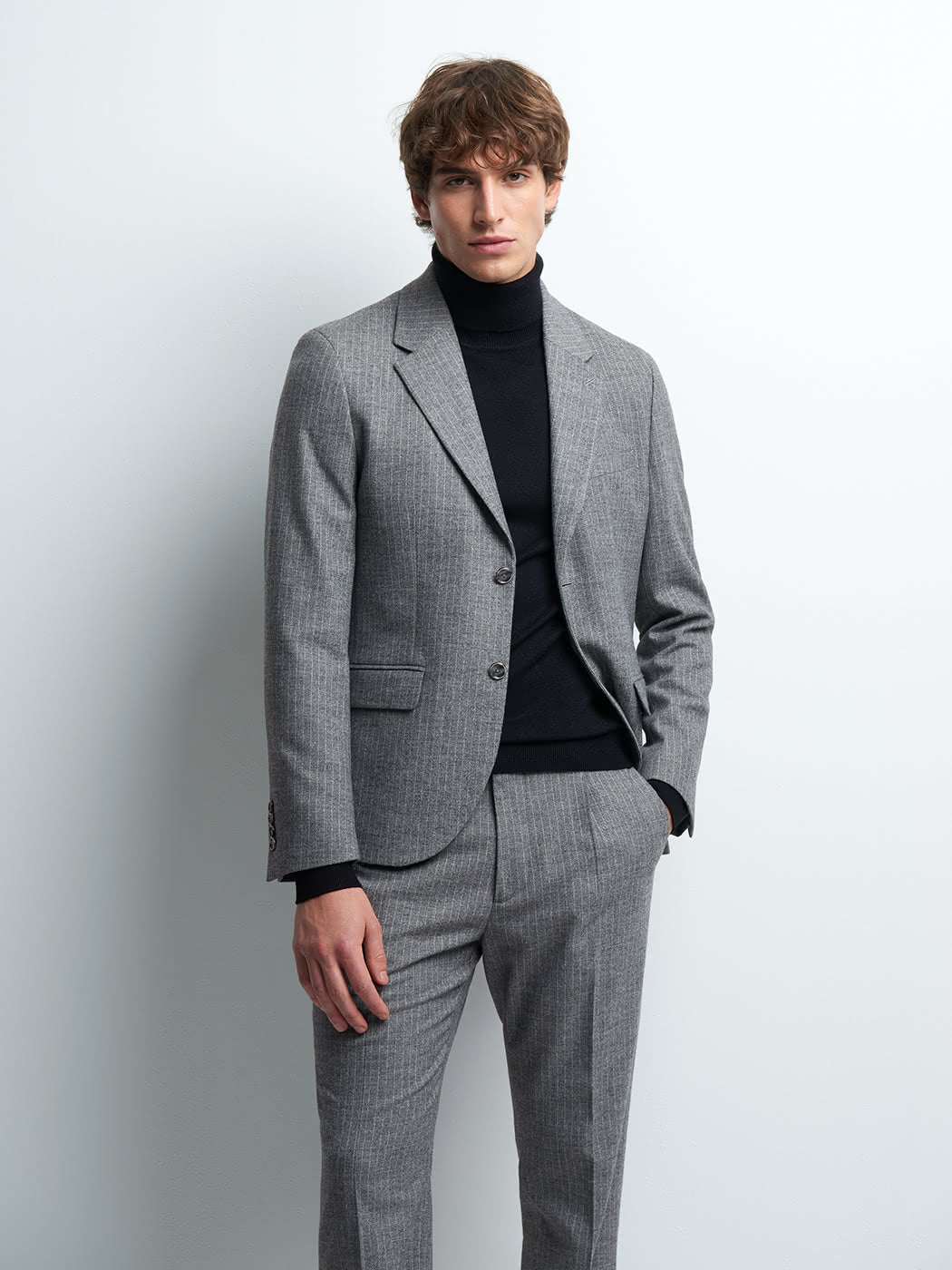 Veste coordonnable slim stretch rayé - DEVRED 1902