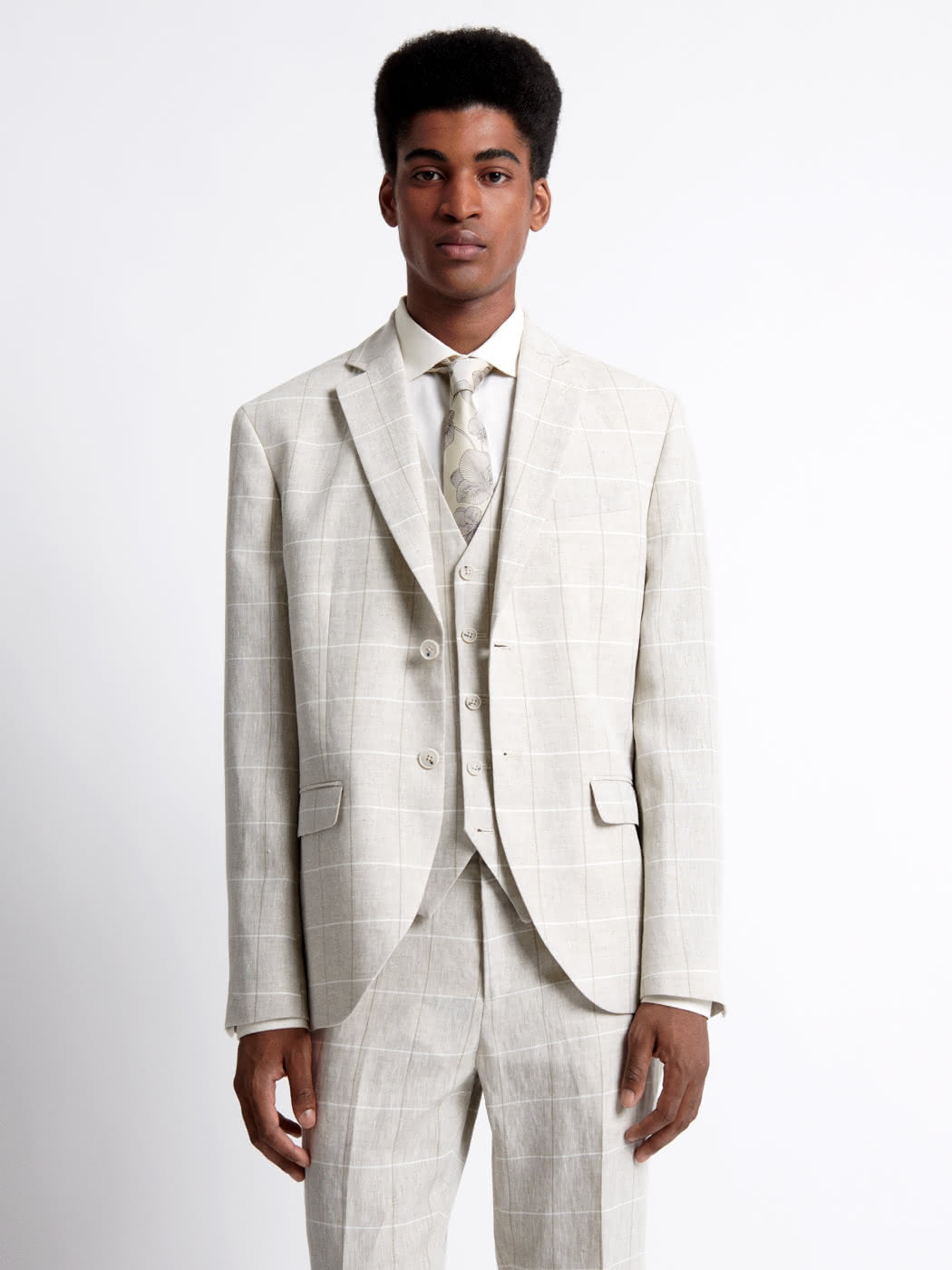 Veste de costume en 100% lin - DEVRED 1902