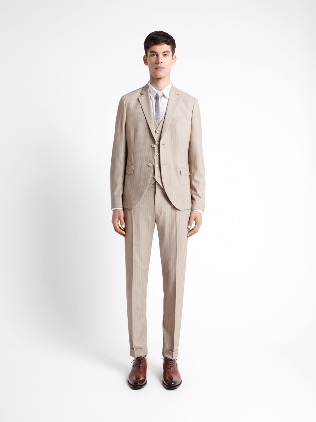 Veste de costume extraslim rayée - DEVRED 1902