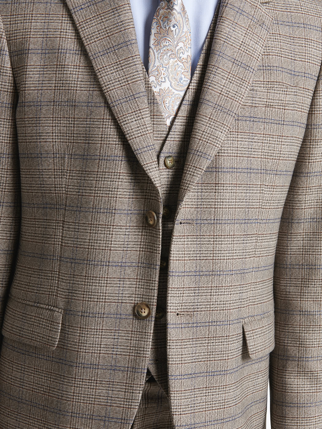 Veste de costume slim stretch à carreaux - DEVRED 1902