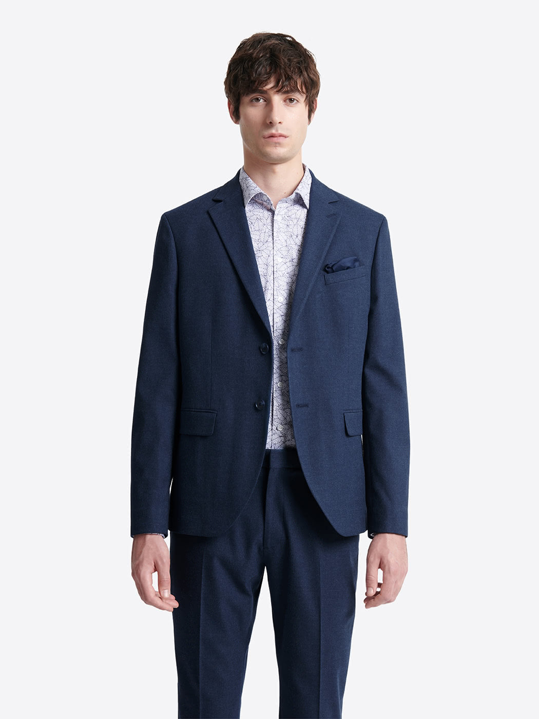 Veste de costume slim en flanelle - DEVRED 1902