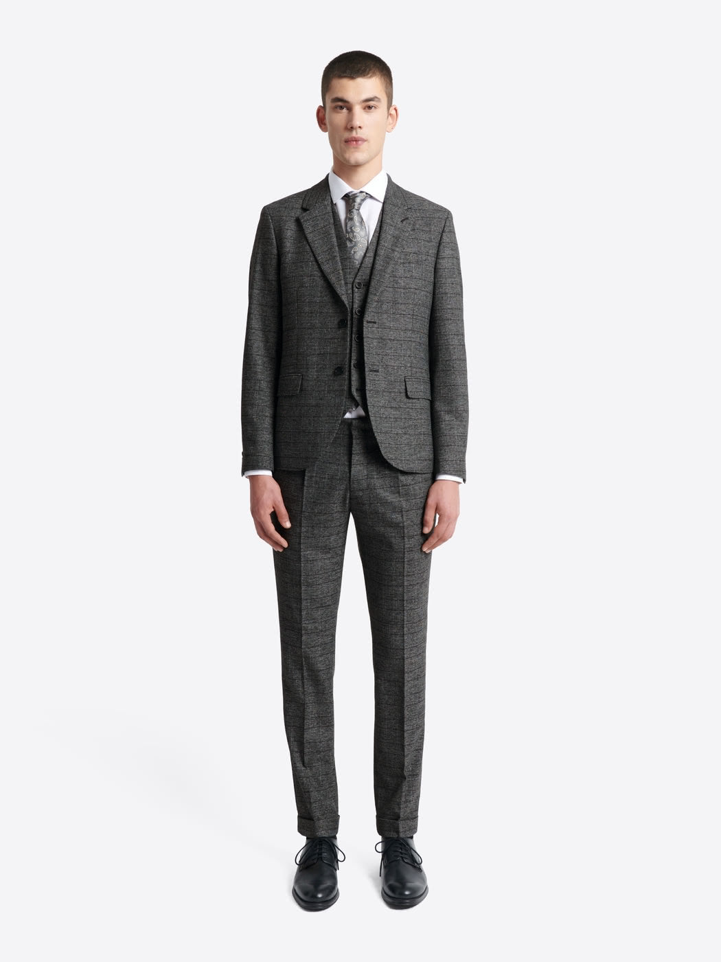 Veste de costume slim stretch à carreaux - DEVRED 1902