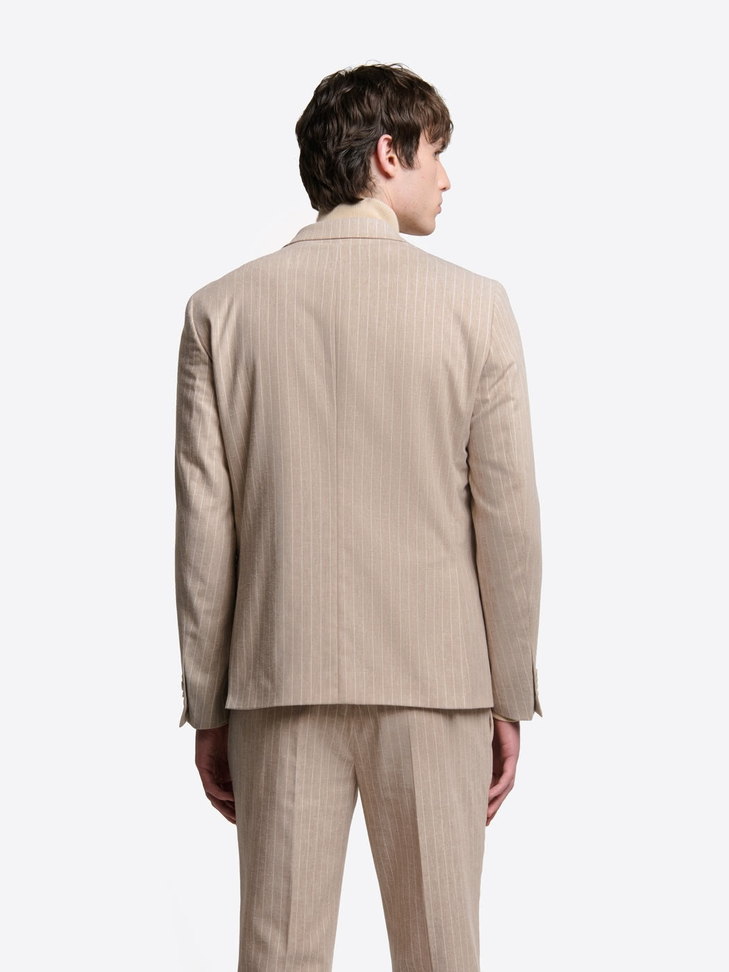 Veste de costume slim en lin à rayures - DEVRED 1902