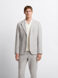 Veste de costume slim en coton lin - DEVRED 1902