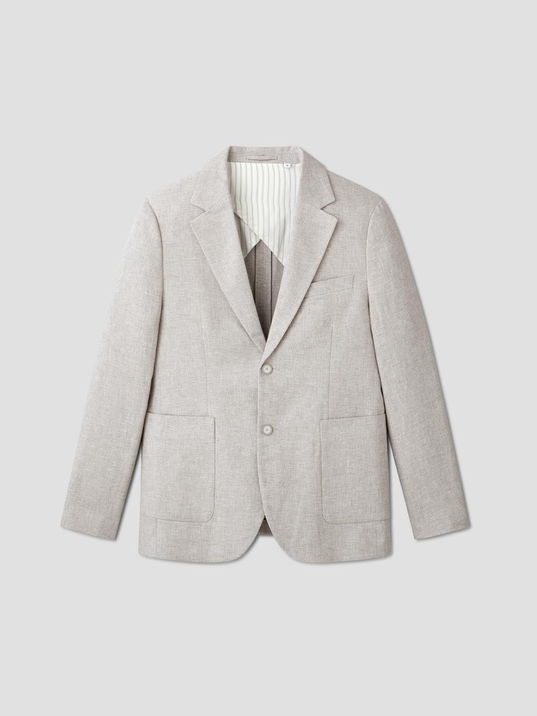 Veste de costume slim en coton lin - DEVRED 1902